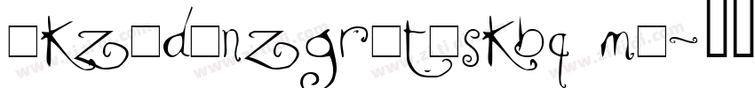 akzidenzgroteskbq me字体转换